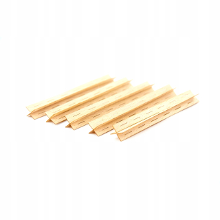 1 x Drevený knôt krížový s prerezmi - buk 80/10mm